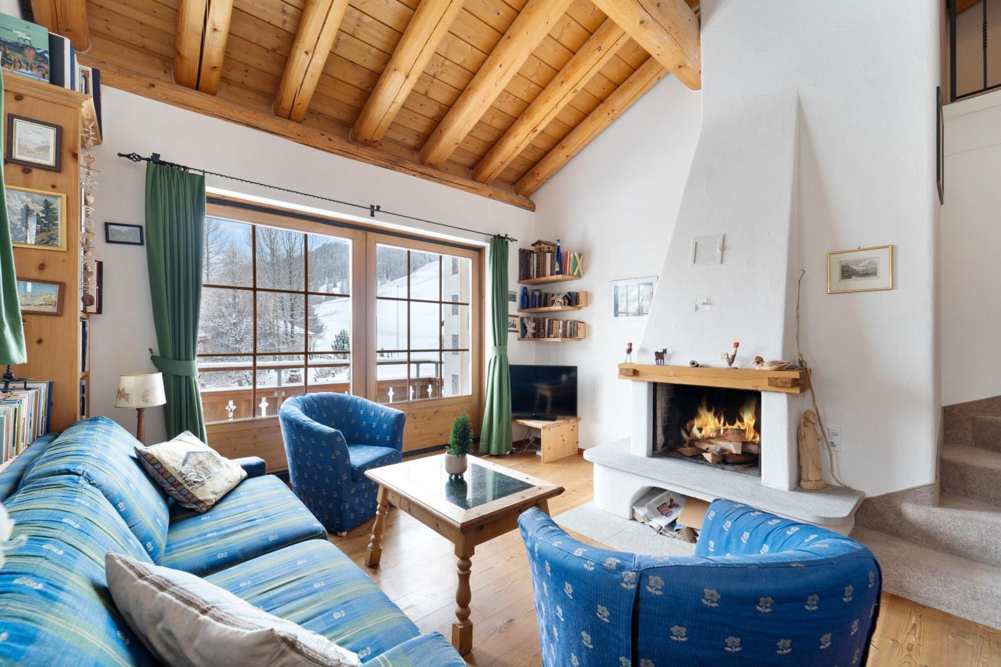 Chalet St Moritz Madulain Buitenkant foto