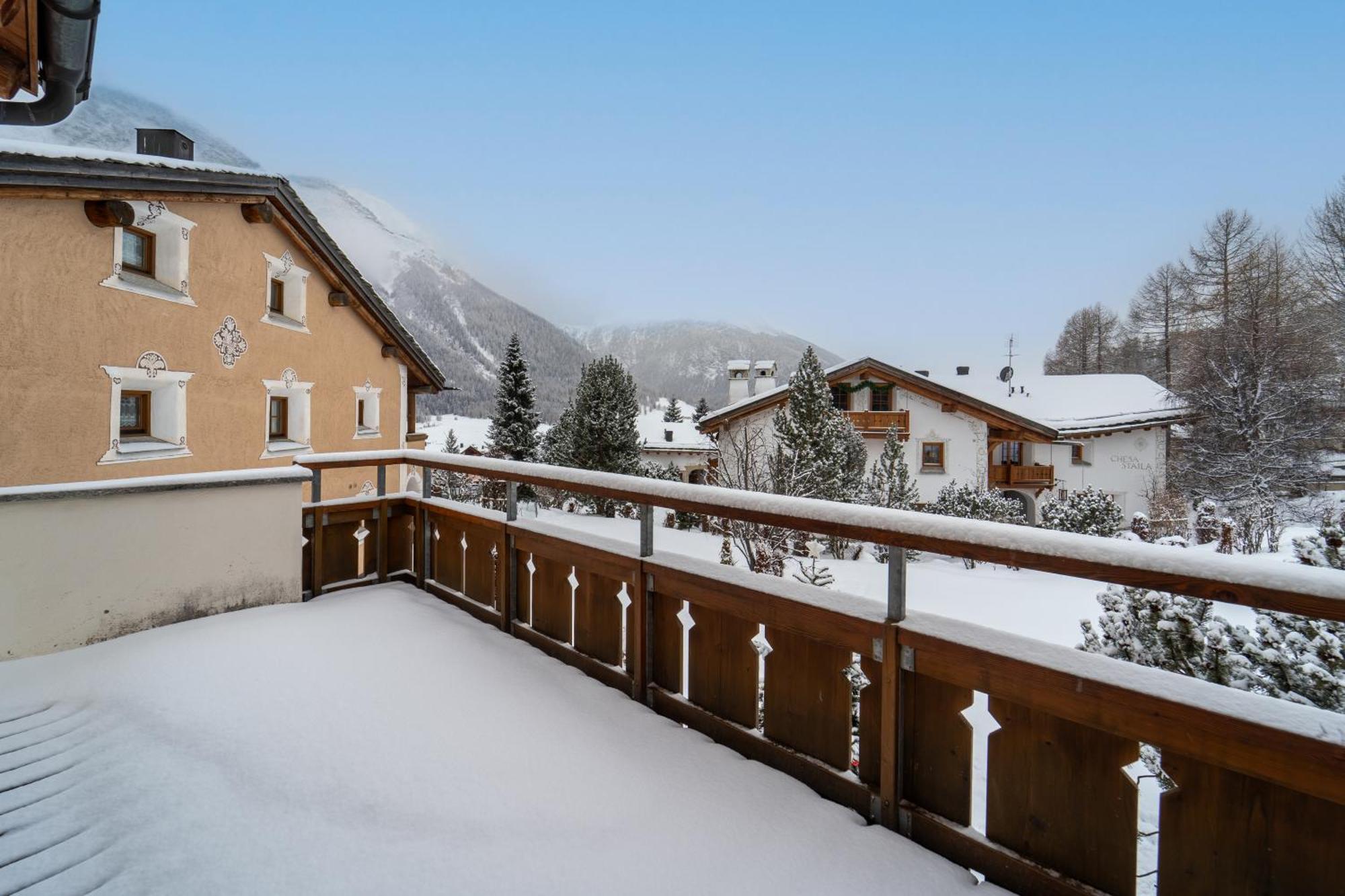 Chalet St Moritz Madulain Buitenkant foto
